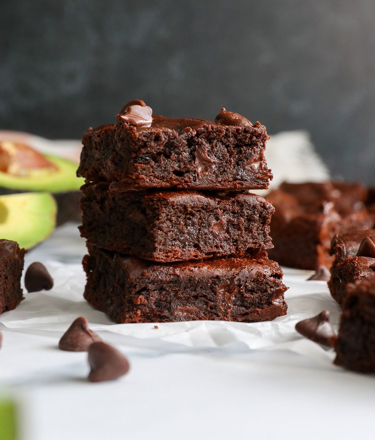 Healthy Fudgy Brownies: Avocado Replaces Butter for Moist, Gluten-Free Bites